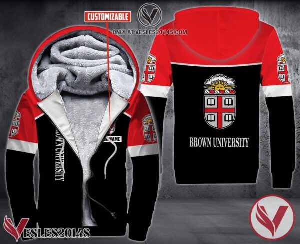 Personalized Brown University Uniform Custom Fleece Hoodie, Unique Gifts For Employee - Vesles2014S 1