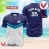 Personalized Bud Light Blue And White Baseball Jersey, Perfect Gifts For Fans - Vesles2014S
