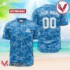 Personalized Bud Light Blue Camouflage Baseball Jersey, Perfect Gifts For Fans - Vesles2014S