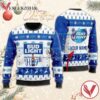 Personalized Bud Light Makes Me High Christmas Ugly Sweater, Unique Winter Outfits For Fans - Vesles2014S  1