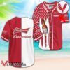 Personalized Budweiser Beer American Flag Baseball Jersey, Perfect Gifts For Fans - Vesles2014S