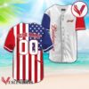 Personalized Budweiser Beer USA Flag Fourth Of July Baseball Jersey, Perfect Gifts For Fans - Vesles2014S