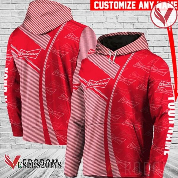 Personalized Budweiser Pullover Hoodie - Vesles2014S