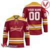 Personalized Budweiser Red Hockey Jersey - Vesles2014S