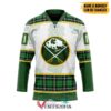 Personalized Buffalo Sabres St Patrick Day Hockey Jersey, Trending Gifts For Fans - Vesles2014s