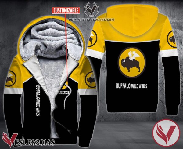 Personalized Buffalo Wild Wings Uniform Fleece Hoodie, Unique Gifts For Employee - Vesles2014S 1
