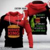 Personalized Burger King Uniform Custom Hoodie - Vesles2014S