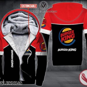 Personalized Burger King Uniform CustomFleece Hoodie, Unique Gifts For Employee - Vesles2014S 1