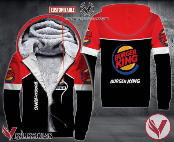 Personalized Burger King Uniform CustomFleece Hoodie, Unique Gifts For Employee - Vesles2014S 1