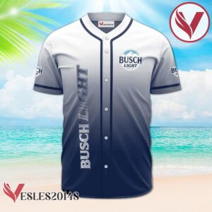 Personalized Busch Light Gradient Baseball Jersey, Perfect Gifts For Fans - Vesles2014S 2