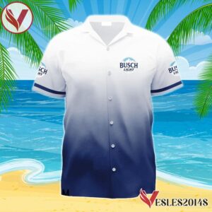 Personalized Busch Light Gradient Hawaiian Shirt, Best Summer Gifts For Fans - Vesles2014S 1