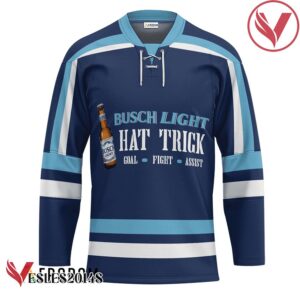 Personalized Busch Light Hat Trick Hockey Jersey - Vesles2014S 1