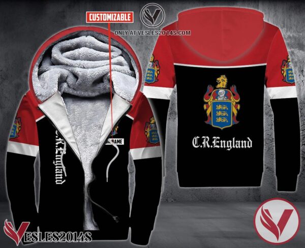 Personalized C.R. England Uniform Fleece Hoodie, Unique Gifts For Employee - Vesles2014S 1