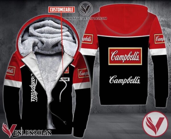 Personalized Campbell’S Uniform Fleece Hoodie, Unique Gifts For Employee - Vesles2014S 1