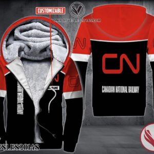 Personalized Canadian National Railway Xcustom Hoodie, Fleece Hoodie, Unique Gifts For Employee - Vesles2014S 1