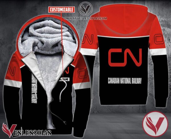 Personalized Canadian National Railway Xcustom Hoodie, Fleece Hoodie, Unique Gifts For Employee - Vesles2014S 1