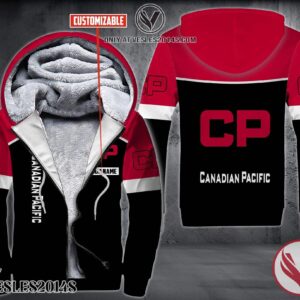 Personalized Canadian Pacific Uniform Custom Fleece Hoodie, Unique Gifts For Employee - Vesles2014S 1