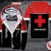Personalized Canadian Red Cross Uniform Custom Fleece Hoodie, Unique Gifts For Employee - Vesles2014S 1