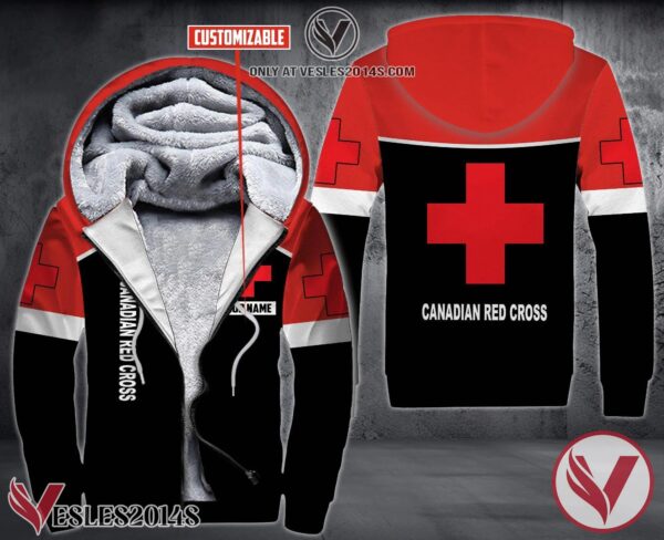 Personalized Canadian Red Cross Uniform Custom Fleece Hoodie, Unique Gifts For Employee - Vesles2014S 1