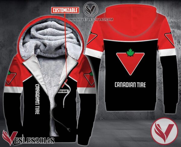Personalized Canadian Tire Uniform Fleece Hoodie, Unique Gifts For Employee - Vesles2014S 1