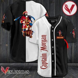 Personalized Captain Morgan Baseball Jersey, Perfect Gifts For Fans - Vesles2014S 3