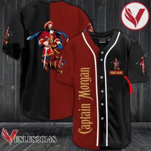 Personalized Captain Morgan Baseball Jersey, Perfect Gifts For Fans - Vesles2014S