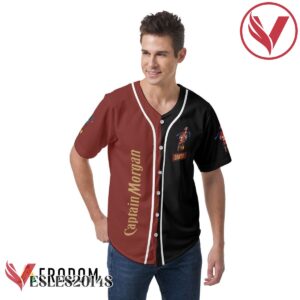 Personalized Captain Morgan Baseball Jersey, Perfect Gifts For Fans - Vesles2014S 4