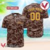 Personalized Captain Morgan Brown Camouflage Baseball Jersey, Perfect Gifts For Fans - Vesles2014S