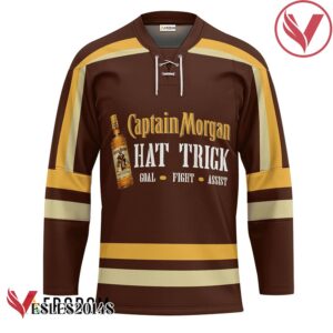 Personalized Captain Morgan Hat Trick Hockey Jersey - Vesles2014S 1