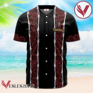 Personalized Captain Morgan Red Skeleton Rose Baseball Jersey, Perfect Gifts For Fans - Vesles2014S 2