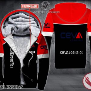 Personalized Ceva Logistics Uniform Fleece Hoodie, Unique Gifts For Employee - Vesles2014S 1