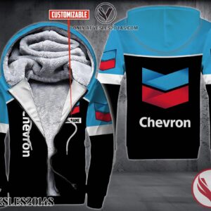 Personalized Chevron Uniform Fleece Hoodie, Unique Gifts For Employee - Vesles2014S 1