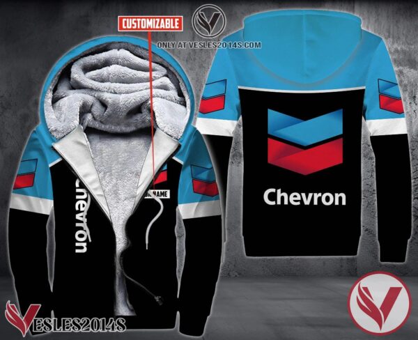 Personalized Chevron Uniform Fleece Hoodie, Unique Gifts For Employee - Vesles2014S 1