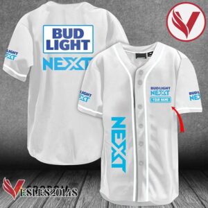 Personalized Chic Minimalism Bud Light Next Baseball Jersey, Perfect Gifts For Fans - Vesles2014S