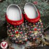 Personalized Christmas Classic Wine Pattern Shoes Crocs Crocband Clogs Shoes For Men Women, Unique Gift From  Vesles2014S