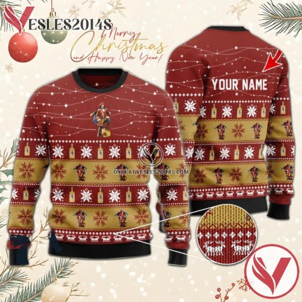 Personalized Christmas Twinkle Lights Captain Morgan Christmas Sweater, Unique Winter Outfits For Fans - Vesles2014S  1