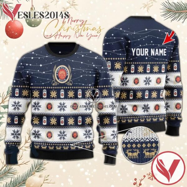 Personalized Christmas Twinkle Lights Miller Lite Christmas Sweater, Unique Winter Outfits For Fans - Vesles2014S  1