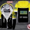 Personalized City Beach Uniform Custom Fleece Hoodie, Unique Gifts For Employee - Vesles2014S 1