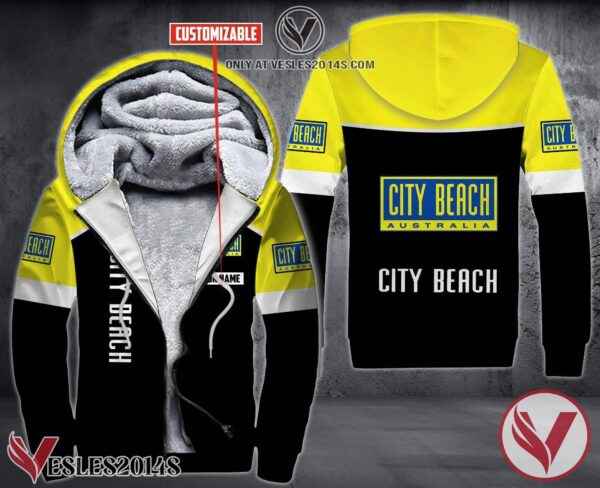 Personalized City Beach Uniform Custom Fleece Hoodie, Unique Gifts For Employee - Vesles2014S 1