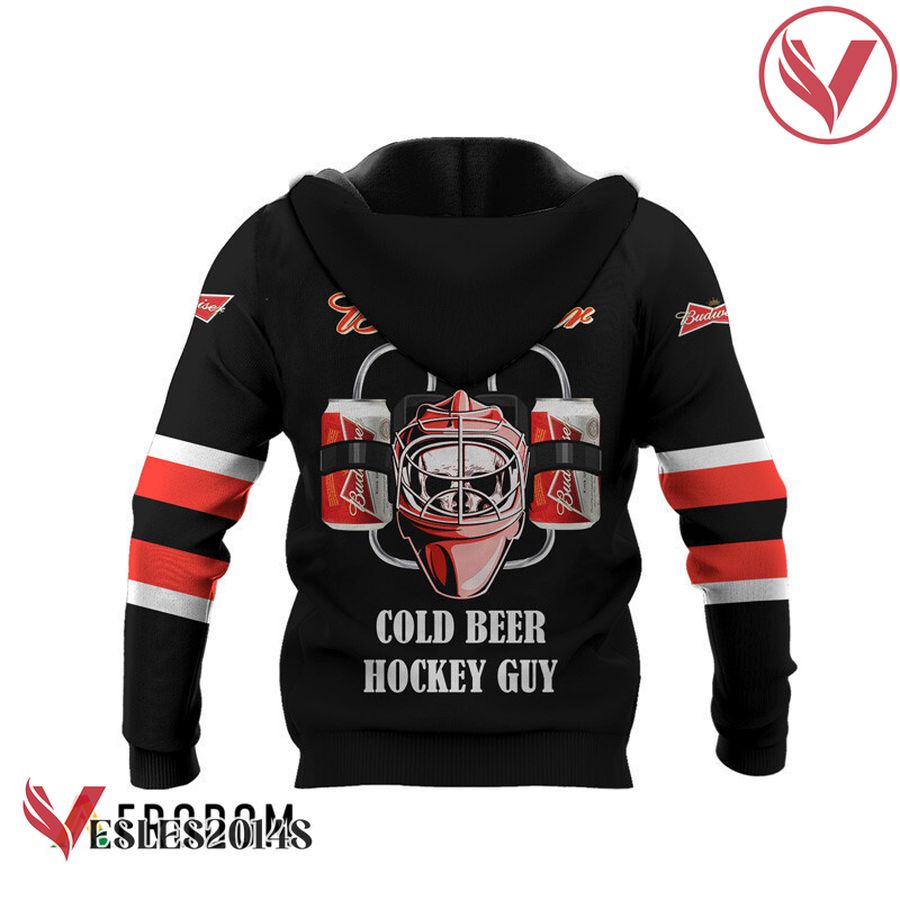 Personalized Cold Budweiser Hockey Guy Hoodie & Zip Hoodie - Vesles2014S 3