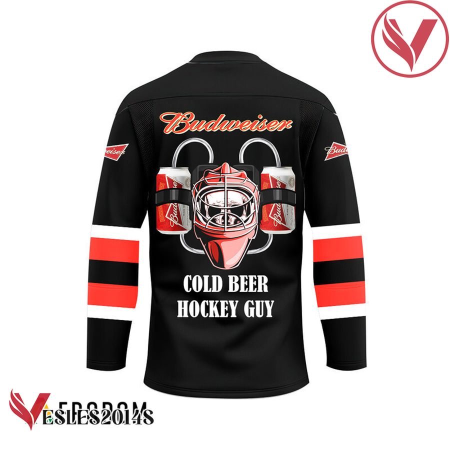 Personalized Cold Budweiser Hockey Guy Jersey - Vesles2014S 2