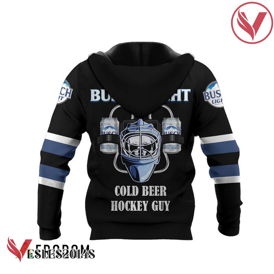 Personalized Cold Busch Light Hockey Guy Hoodie & Zip Hoodie - Vesles2014S 3