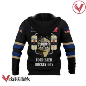 Personalized Cold Coors Banquet Hockey Guy Hoodie & Zip Hoodie - Vesles2014S 3