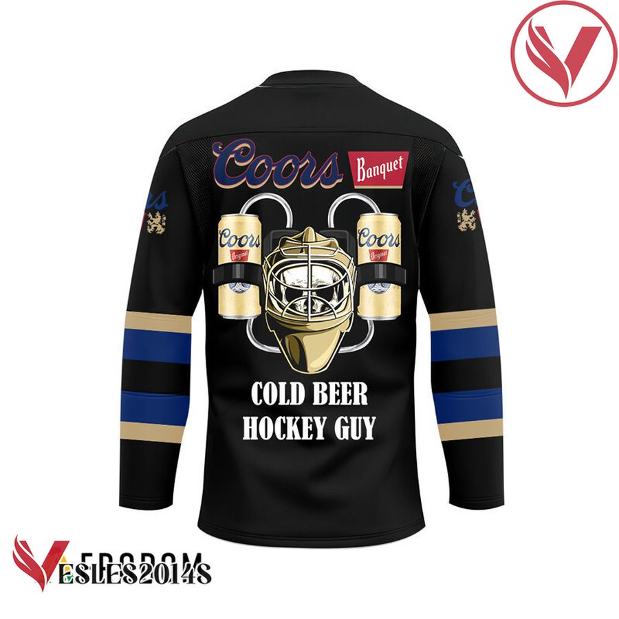 Personalized Cold Coors Banquet Hockey Guy Jersey - Vesles2014S 2