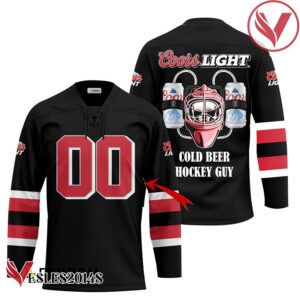 Personalized Cold Coors Light Hockey Guy Jersey - Vesles2014S
