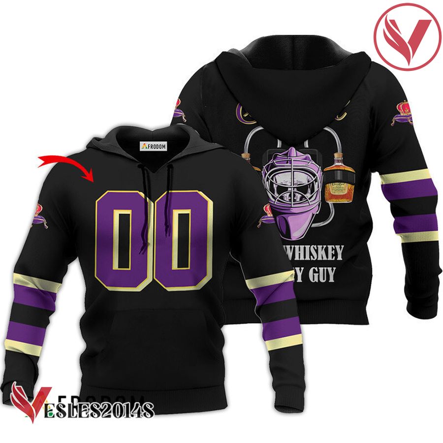 Personalized Cold Crown Royal Hockey Guy Hoodie & Zip Hoodie - Vesles2014S