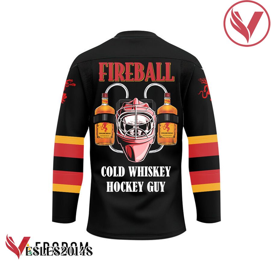 Personalized Cold Fireball Whiskey Hockey Guy Jersey - Vesles2014S 2