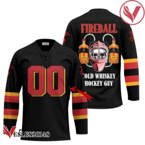 Personalized Cold Fireball Whiskey Hockey Guy Jersey - Vesles2014S
