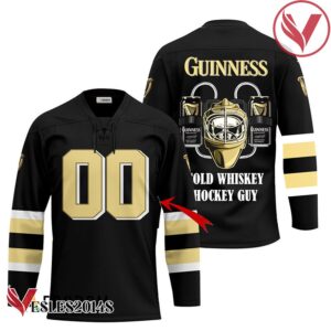Personalized Cold Guinness Beer Hockey Guy Jersey - Vesles2014S