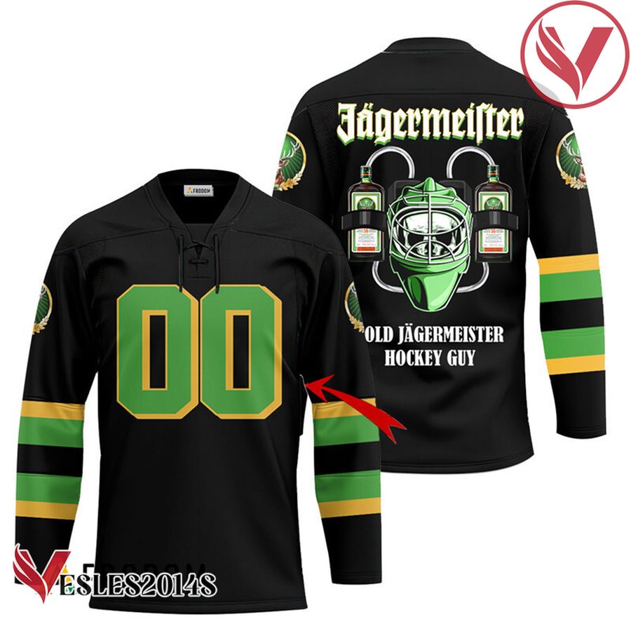 Personalized Cold Jagermeister Hockey Guy Jersey - Vesles2014S
